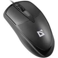 Мышь проводная Defender Trace MB-989 черный, 1000 dpi, USB, кнопки - 3