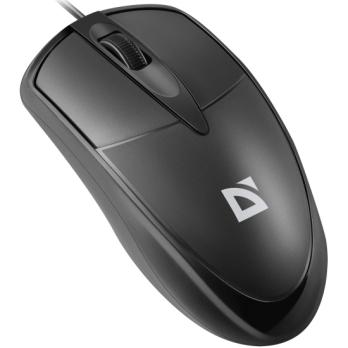 Мышь проводная Defender Trace MB-989 черный, 1000 dpi, USB, кнопки - 3