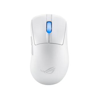 Мышь беспроводная/проводная ASUS ROG Keris II Ace белый, 42000 dpi, радиоканал, Bluetooth, USB, кнопки - 6