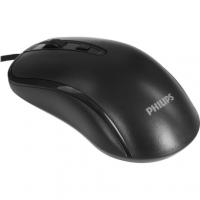 Мышь проводная Philips SPK7214 черный, 1600 dpi, USB, кнопки - 4