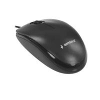 Мышь проводная Gembird MOP-200 черный, 1000 dpi, USB, кнопки - 3