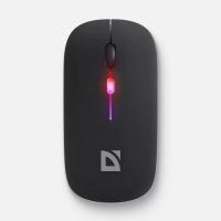 Мышь беспроводная Defender Coda MB-261 черный, 1600 dpi, радиоканал, Bluetooth, USB, кнопки - 4