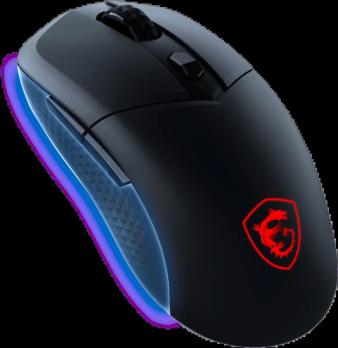 Мышь беспроводная/проводная MSI VERSA 300 черный, 8000 dpi, радиоканал, Bluetooth, USB, кнопки - 6