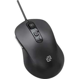 Мышь проводная Oklick 211M черный, 2400 dpi, USB, кнопки - 6