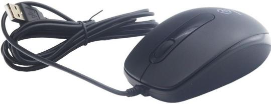 Мышь проводная Raskat M015 черный, 1000 dpi, USB, кнопки - 3