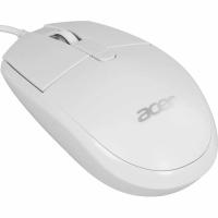 Мышь проводная Acer OMW401 белый, 2000 dpi, USB, кнопки - 4