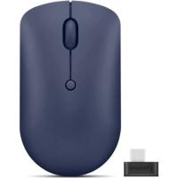 Мышь проводная Lenovo 540 синий, 2400 dpi, USB-C, кнопки - 4