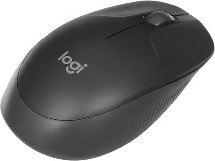 Мышь беспроводная Logitech M190 черный, 1000 dpi, радиоканал, USB, кнопки - 3