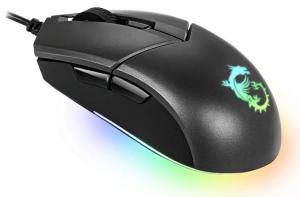 Мышь проводная MSI Clutch GM11 черный, 5000 dpi, USB, кнопки - 6