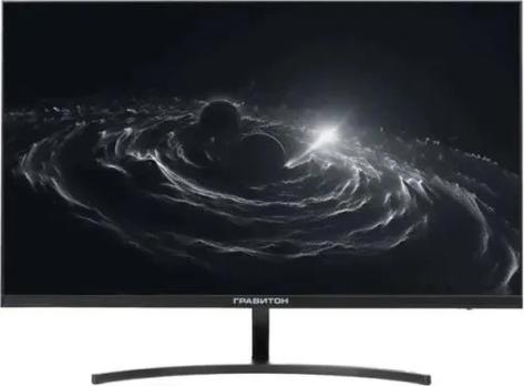 Монитор 23.8" Гравитон МН24А IPS 1920x1080, 75 Гц, 5 мс, 16:9, 300 кд/м², 1xHDMI, 1xDP, 1xVGA, 1x3.5 мм, черный
