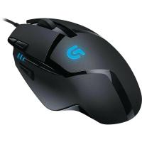 Мышь проводная Logitech G402 Hyperion Fury черный, 4000 dpi, USB, кнопки - 8