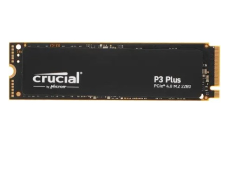 SSD диск M.2 1Tb Crucial 1TB M.2 2280  P3 Plus NVMe PCIe Gen 4 x4, 3D NAND, R/W 3600/5000MB/s, TBW