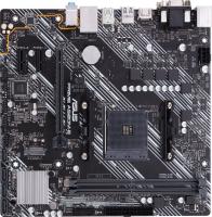 Материнская плата ASUS PRIME A520M-E/CSM, AM4, AMD A520, 2xDDR4, 4xSATA, 1xM.2, 1xPCIe 3.0 x16, 2xPCIe x1, 1xDVI-D, 1xHDMI, 1xVGA, 1x 1Gb LAN, 1xUSB-A 3.2 Gen 2, 2xUSB-A 2.0, 4xUSB-A 3.2 Gen 1, 3x3.5 мм, 7.1, mATX