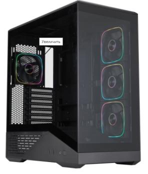 Корпус 1STPLAYER GM7 ARGB Black / ATX / 4x120mm ARGB fans / GM7-BK-3FN7R-1FN7