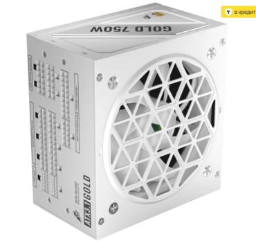 Блок питания 1STPLAYER NGDP GOLD 750W White / ATX 3.1, APFC, 80 PLUS Gold, LLC+DC-DC, full Japan solid-state caps, 120mm fan, full modular / HA-750BA4-WH