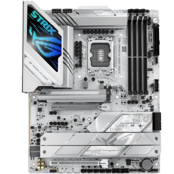 Материнская плата ASUS ROG STRIX Z890-A GAMING WIFI, LGA 1851, Intel Z890, 4xDDR5, 4xSATA, 5xM.2, 1xPCIe 4.0 x16, 1xPCIe 5.0 x16, 1xHDMI, 1xDP, 1x 2.5Gb LAN, 2xUSB-A 3.2 Gen 1, 5xUSB-A 3.2 Gen 2, 1xUSB-C 3.2 Gen 2, 2xThunderbolt 4, 2x3.5 мм, 7.1, AT