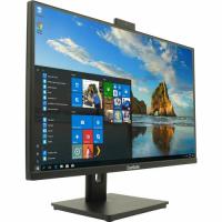 Монитор 27" ExeGate SuperView EA2707CA IPS 2560x1440, 75 Гц, 5 мс, 16:9, 250 кд/м², HDMI 2.0, DP, 3.5 Jack, USB Hub, динамики (2x2 Вт), веб-камера (2 Мп), FreeSync, черный