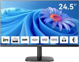 Монитор 24.5" Aiwa MD2510 IPS 1920x1080, 240 Гц, 1 мс, 16:9, 350 кд/м², 2xHDMI 2.0, 2xDP 1.2, 3.5 Jack, динамики (2x3 Вт), FreeSync, G-Sync, черный