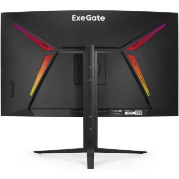 Монитор 31.5" ExeGate Combat EC3200TA VA 2560x1440, 165 Гц, 5 мс (GtG), 16:9, 300 кд/м², изогнутый (1500R), 2×HDMI 2.0, 2×DP, 3.5 Jack, динамики (2×3 Вт), RGB-подсветка, FreeSync, черный