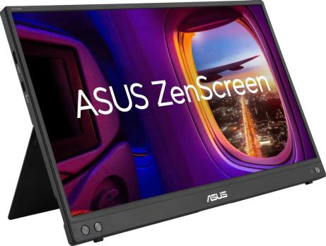 Монитор 15.6" ASUS ZenScreen MB16AHV IPS 1920x1080, 60 Гц, 5 мс, 16:9, 250 кд/м2, 1xHDMI, 1xUSB-C, 2xUSB-C, мини HDMI, черный