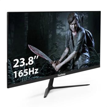 Монитор 23.8" ExeGate Combat EG2407C IPS 1920x1080, 165 Гц, 1 мс, 16:9, 300 кд/м2, 1xHDMI, 1xDP, 1x3.5 мм, черный