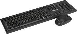 Комплект клавиатура+мышь ExeGate MK280 беспроводной, USB, 1000 DPI, чёрный