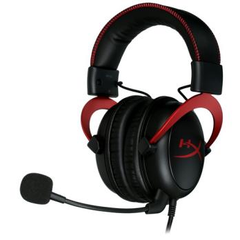 Гарнитура HyperX Cloud II красный, проводная, совместимость с консолями