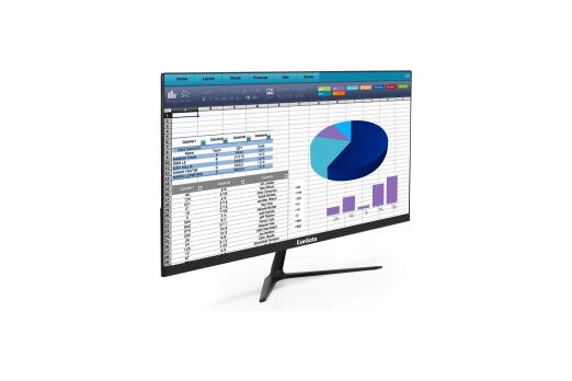 Монитор 23.8" ExeGate ProSmart EH2407A IPS 1920x1080, 100 Гц, 3 мс, 16:9, 250 кд/м², VGA, HDMI 2.0, DP 1.2, 3.5 Jack, динамики (2x3 Вт), FreeSync, черный