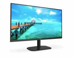 Монитор 23,8" AOC 1920x1080, WLED, 16:9, IPS, 300 cd, 1500:1, 20M:1, 4ms, 178°/178°, VGA, HDMI, DP, USB hub: USB3.2x3, USB3.2-B, USB-C(15W), 120Hz, Speak, Tilt, Height, Swivel, Pivot, Internal, VESA, Black,