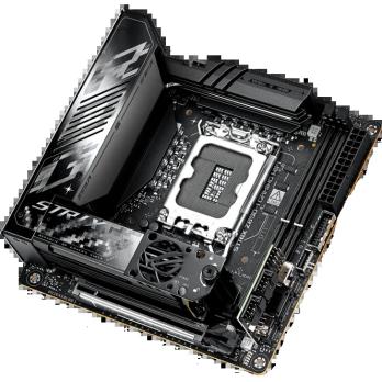Материнская плата ASUS ROG STRIX Z890-I GAMING WIFI, LGA1851, Intel Z890, 2xDDR5, 2xSATA, 2xM.2, 1xPCI-E 5.0 x16, 1xHDMI, 2xThunderbolt 4, 1x2.5Gb LAN, 9xUSB-A, 1xUSB-C, 5.1, Mini-ITX