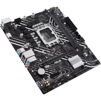Материнская плата ASUS PRIME H610M-K D4 ARGb, LGA 1700, Intel H610, 2xDDR4, 4xSATA, 1xM.2, 1xPCIe 4.0 x16, 1xHDMI, 1x1Gb LAN, 2xUSB 5Gbps, 4xUSB 2.0, 7.1, mATX