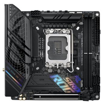 Материнская плата ASUS ROG STRIX B860-I GAMING WIFI, LGA1851, Intel B860, 2xDDR5, 4xSATA, 2xM.2, 1xPCIe 5.0 x16, 1xDP, 1xHDMI, 1xThunderbolt 4, 1x2.5Gb LAN, Wi-Fi 7, 2xUSB 2.0, 3xUSB 3.2 Gen 1, 1xUSB 3.2 Gen 2, 1xUSB 3.2 Gen 2x2, 1xUSB-C, 1xS/PDIF, 