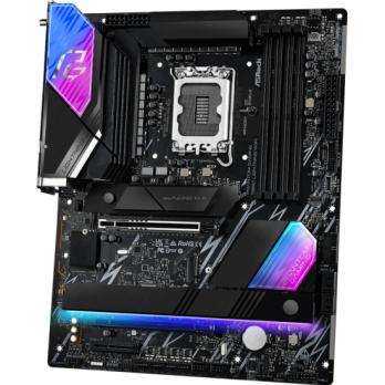 Материнская плата ASRock Phantom Gaming Z890 LIGHTNING WIFI, LGA 1851, Intel Z890, 4xDDR5, 4xSATA, 4xM.2, 1xPCIe 5.0 x16, 1xPCIe 4.0 x4, 1xUSB-C Thunderbolt 4, 2xUSB-A 3.2 Gen 2, 4xUSB-A 3.2 Gen 1, 1xHDMI, 1x2.5Gb LAN, 5x3.5 мм, 7.1, ATX