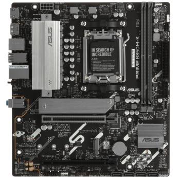 Материнская плата ASUS PRIME B850M-K, AM5, AMD B850, 2xDDR5, 4xSATA, 2xM.2, 1xPCIe 5.0 x16, 1xPCIe 4.0 x8, 1xDP (v1.4), 1xHDMI (v2.1), 1x2.5Gb LAN, 2xUSB-A 10Gbps, 2xUSB-A 5Gbps, 4xUSB-A 2.0, 3x3.5 мм, 7.1, mATX