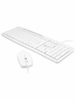 Комплект клавиатура+мышь Oklick S650 проводной, USB, 2000 DPI, белый