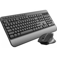 Комплект клавиатура+мышь Oklick S290W беспроводной, USB, 1600 DPI, чёрный