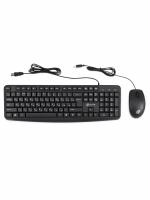 Комплект клавиатура+мышь Oklick S603 проводной, USB, 1200 DPI, чёрный