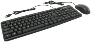 Комплект клавиатура+мышь Defender Columbia C-775 беспроводной, USB, 1600 DPI, чёрный