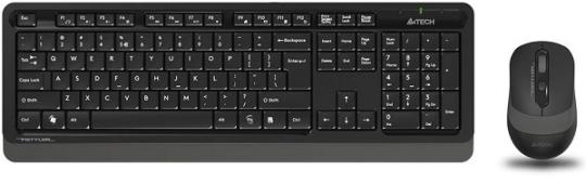 Комплект клавиатура+мышь A4Tech FStyler FG1010 беспроводной, USB, 2000 DPI, чёрный