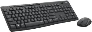 Комплект клавиатура+мышь Logitech MK295 беспроводной, USB, чёрный