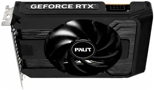 Видеокарта Palit GeForce RTX 5050 StormX, NVIDIA RTX 5050, 8 ГБ GDDR6, 128 бит, PCI-e 5.0, 1xHDMI, 3xDP, 2572 МГц