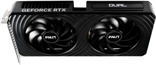 Видеокарта Palit GeForce RTX 5050 DUAL OC, NVIDIA RTX 5050, 8 ГБ GDDR6, 128 бит, PCI-e 5.0, 1xHDMI, 3xDP, 2647 МГц