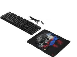 Комплект клавиатура+мышь Defender Tor MHP-127 проводной, USB, 3200 DPI, чёрный