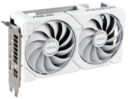 Видеокарта Asus DUAL-RX9060XT-16G-WHITE белый