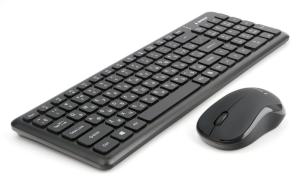 Комплект клавиатура+мышь Gembird KBS-9200 беспроводной, USB, 1000 DPI, чёрный