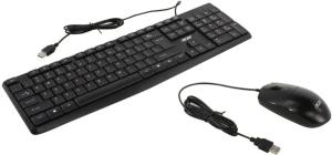 Комплект клавиатура+мышь Acer OMW141 проводной, USB, 1200 DPI, чёрный