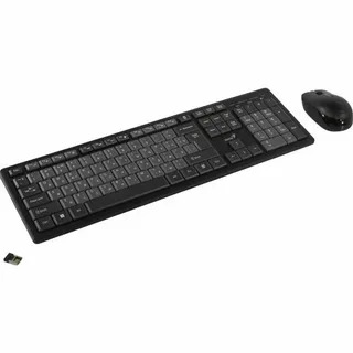 Комплект клавиатура+мышь Genius Smart KM-8200 беспроводной, USB, 1000 DPI, чёрный