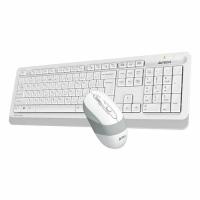 Комплект клавиатура+мышь A4Tech FStyler FG1010S беспроводной, USB, 2000 DPI, белый/серый