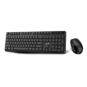 Комплект беспроводной Genius KM-8006S/KM-8206S (клавиатура KB-7200 и мышь NX-8006S), Black, silent