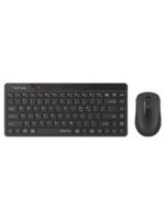 Комплект клавиатура+мышь A4Tech FStyler FG2200 Air2 беспроводной, USB, 1200 DPI, черный